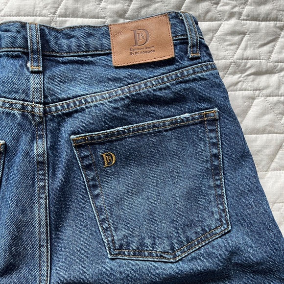 De Rococo No.5 High Waist Straight Cropped Denim - Picture 4 of 11